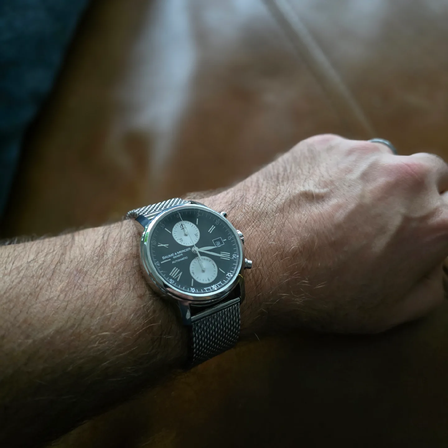 Baume & Mercier Classima Xl Chronograph watch + extra strap image indicator(3)