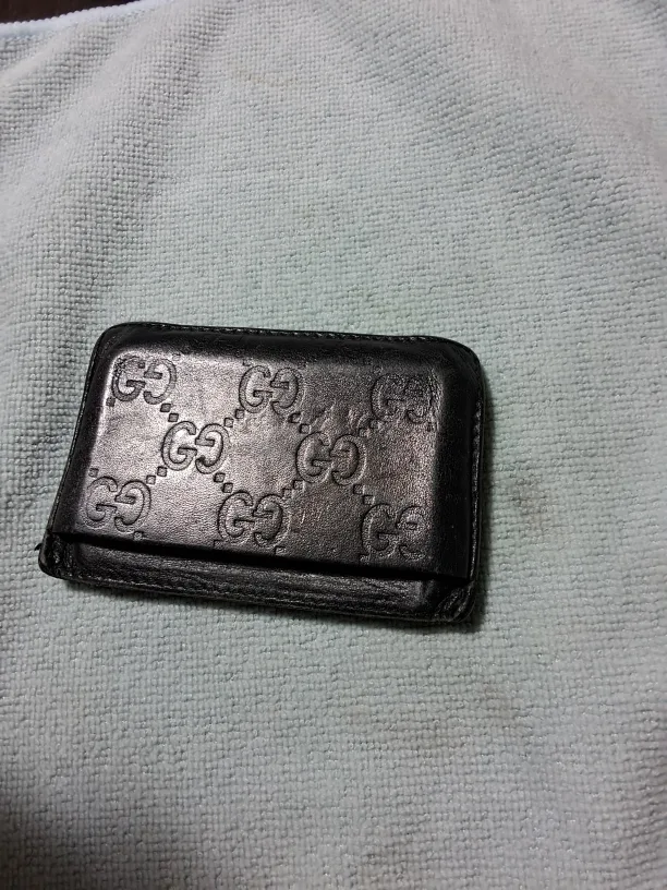 Gucci Black Leather Card Holder thumbnail