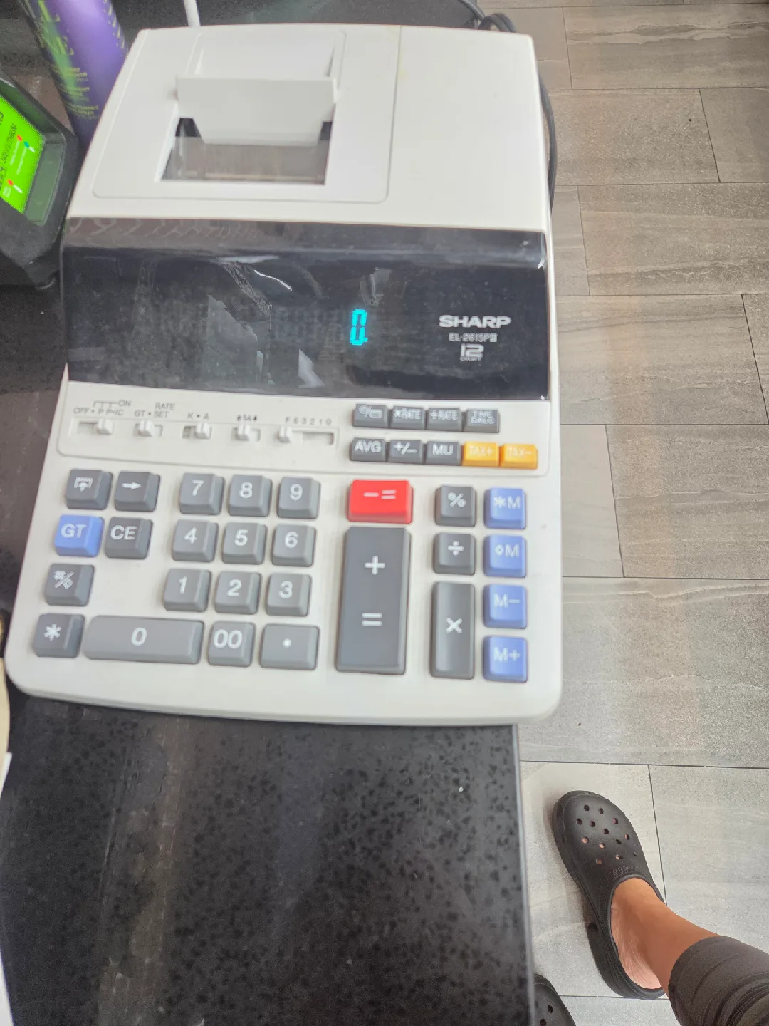 Sharp EL-2619PIII Electronic Calculator image indicator(2)