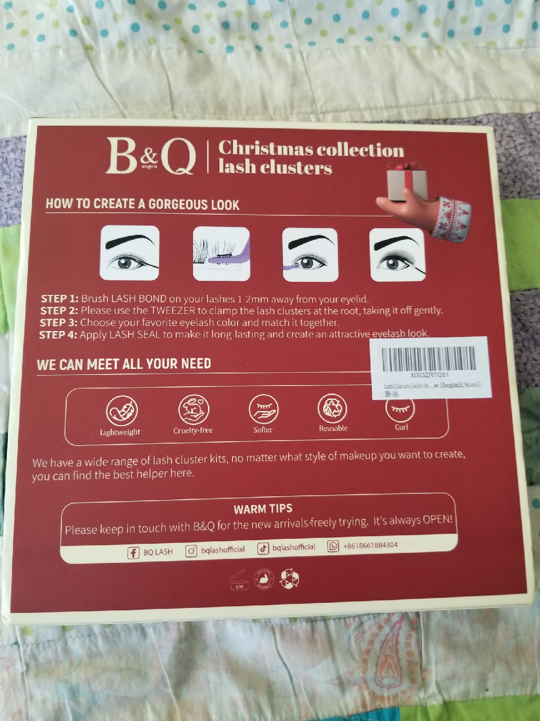 B&Q Christmas Collection Lash Clusters - New - photo 2