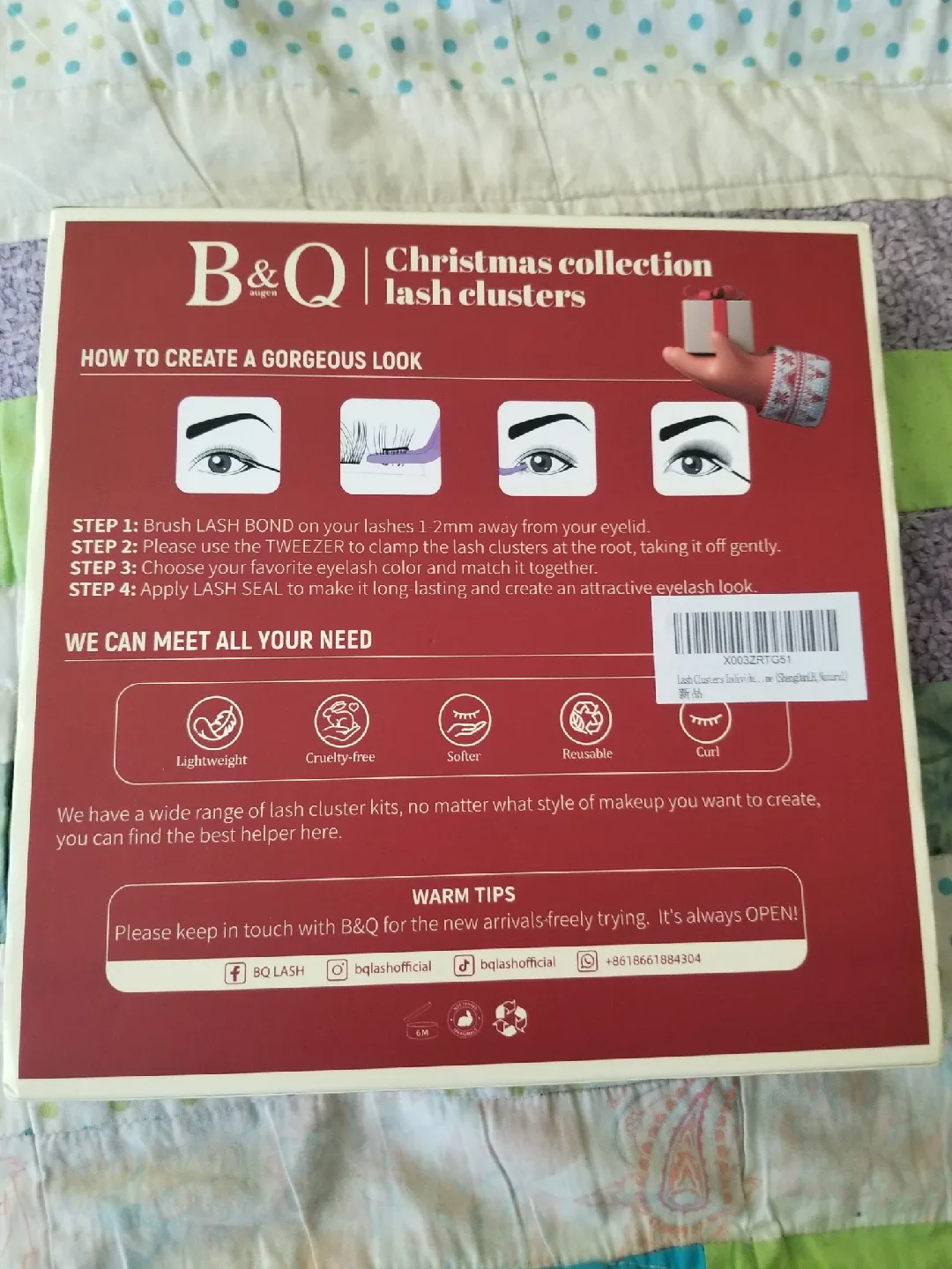 B&Q Christmas Collection Lash Clusters - New image indicator(2)