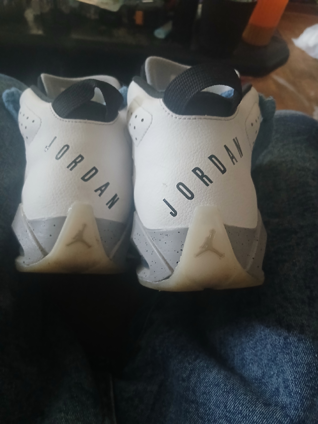 Jordan Flight 45 High White/Carolina Blue - photo 3