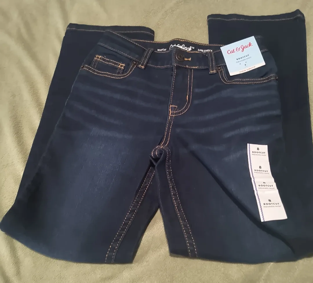 Cat & Jack Bootcut Jeans - Size 8 - New image indicator(2)