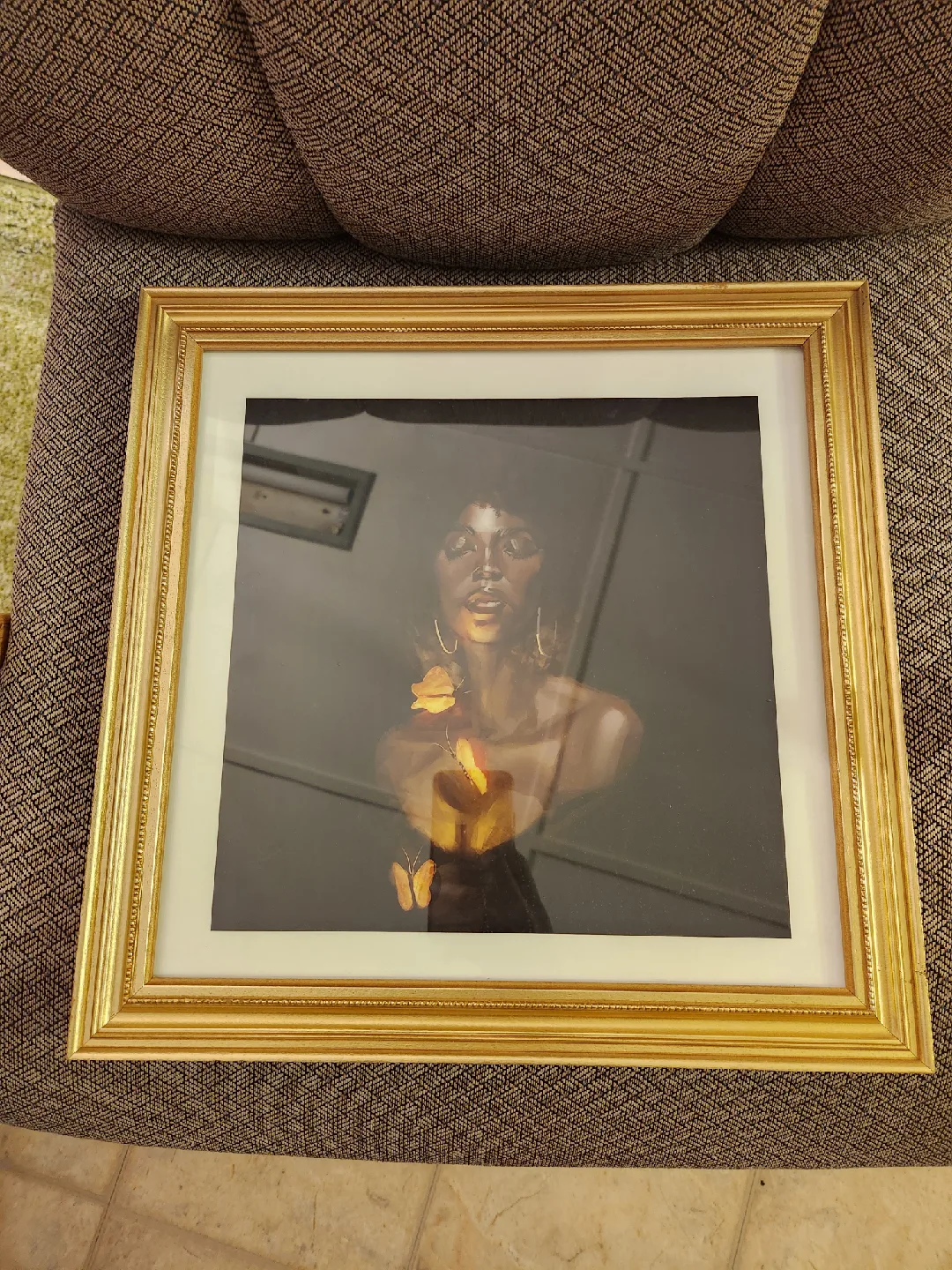 Butterflies & Hoops Print in Frame image indicator(4)