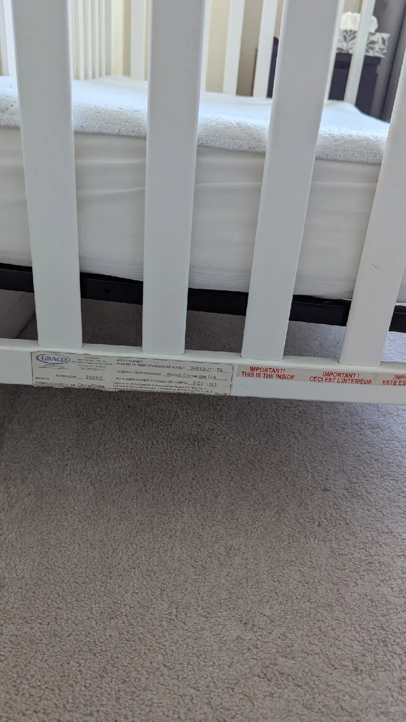 Graco Crib - White image indicator(4)
