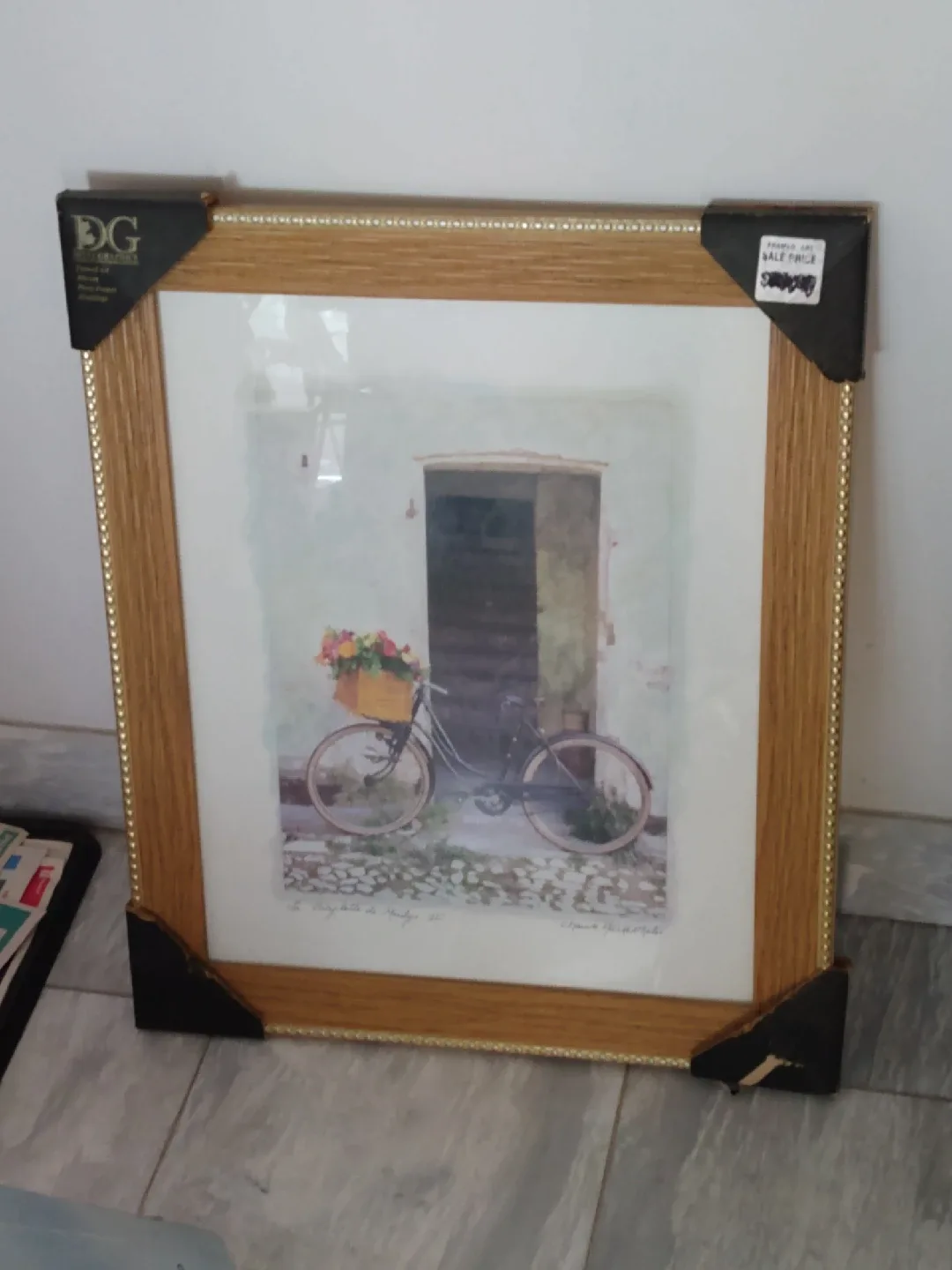 Framed Bicycle Picture thumbnail