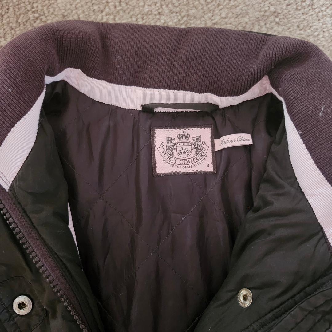 Juicy Couture Girls Puffer Jacket - Size 8 - photo 3