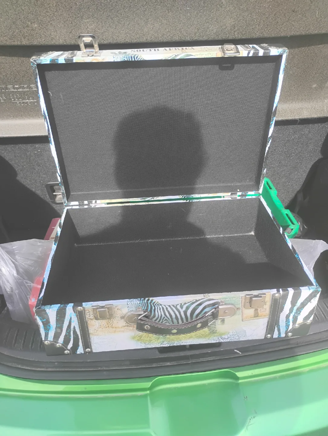 Zebra Print Decorative Suitcase image indicator(2)