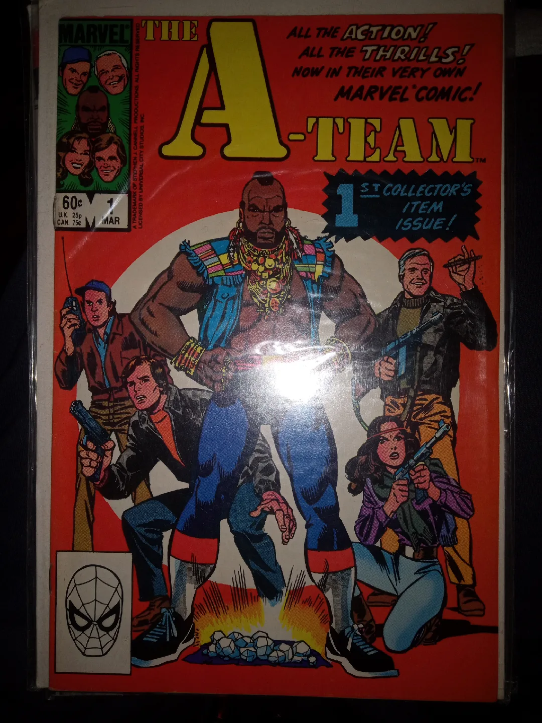 Rare "Marvel The A-Team #1 Comic Book