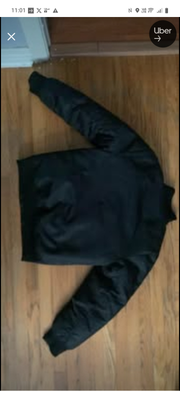 Converse Black Bomber Jacket - Size S