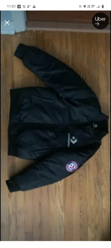 Converse Black Bomber Jacket - Size S - photo 3