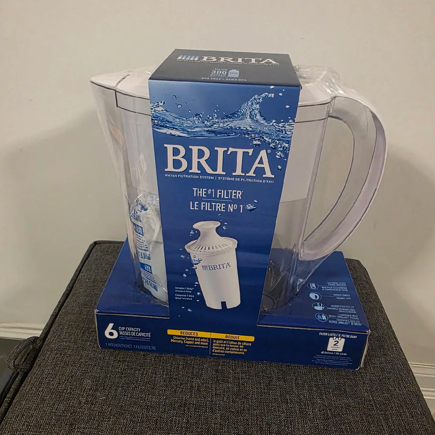 New Brita Water Filtration Pitcher image indicator(2)
