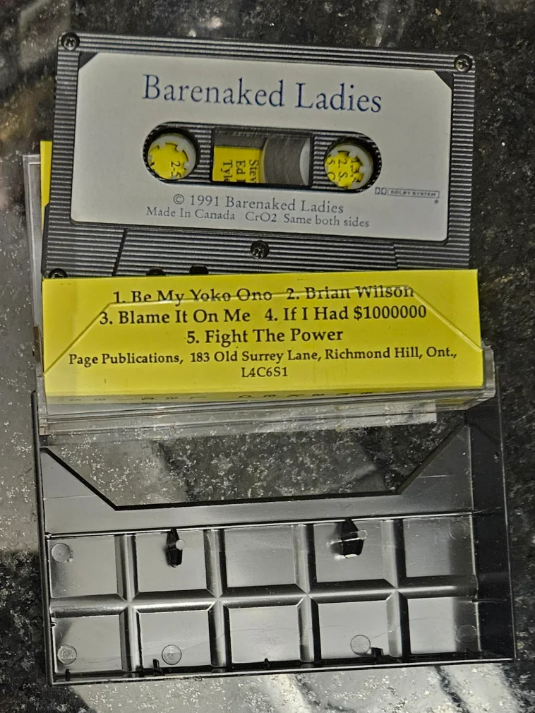 Barenaked Ladies RARE Demo Cassette Tape MINT image indicator(3)
