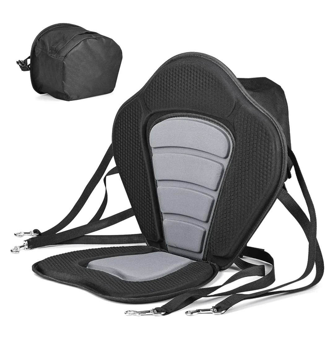 2 seats Kayak Padded Adjustable Detachable with Storage Bag