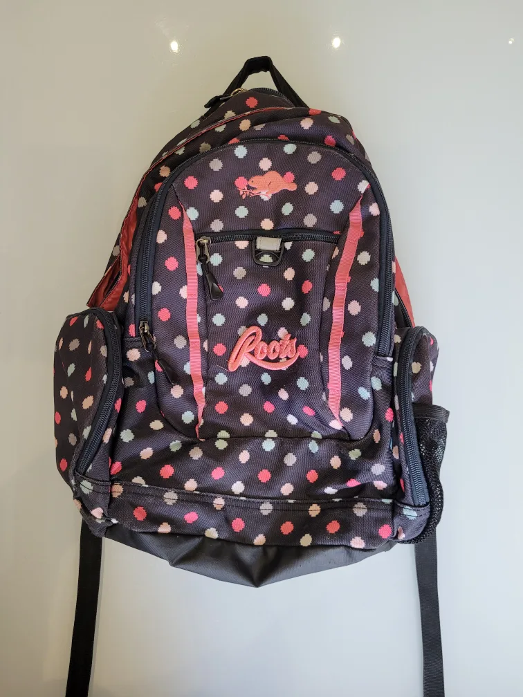 Roots Polka Dot Backpack