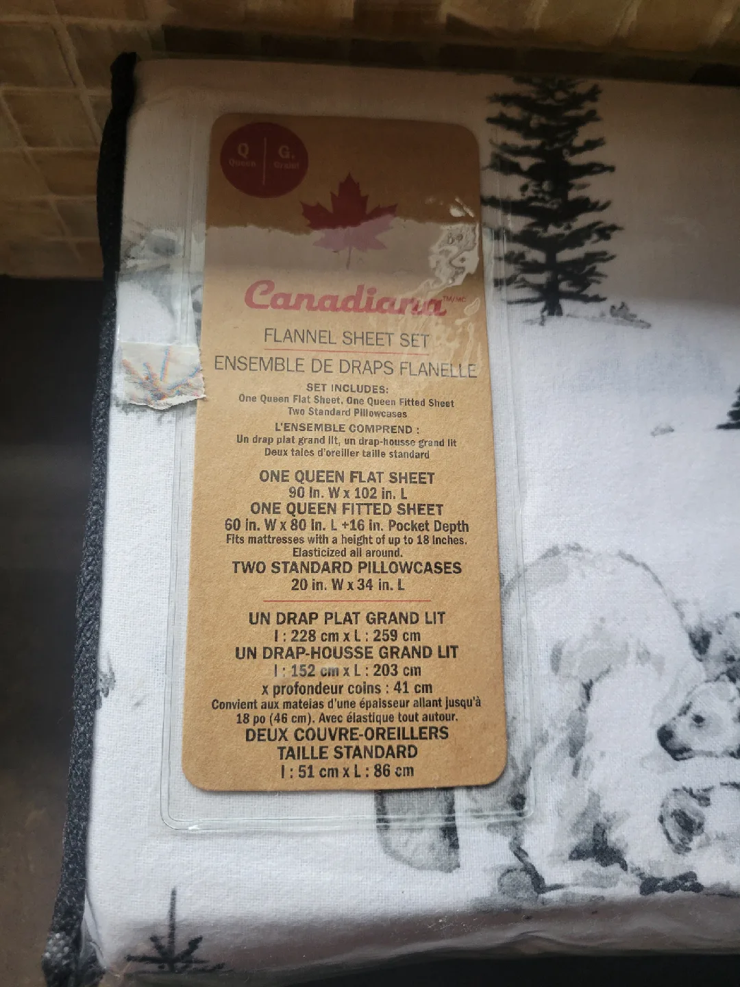 Cotton Flannel Queen Sheet Set. New.Polar bear sheets.Christmas! image indicator(4)