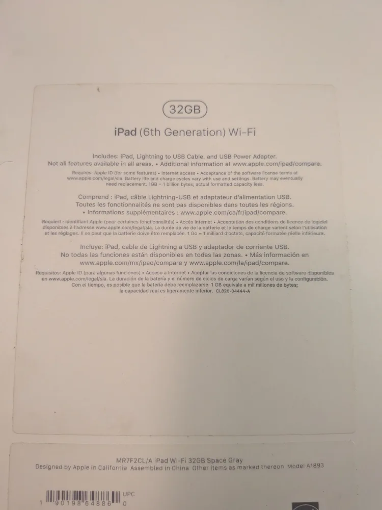 iPad 6 with box and leather case image indicator(7)