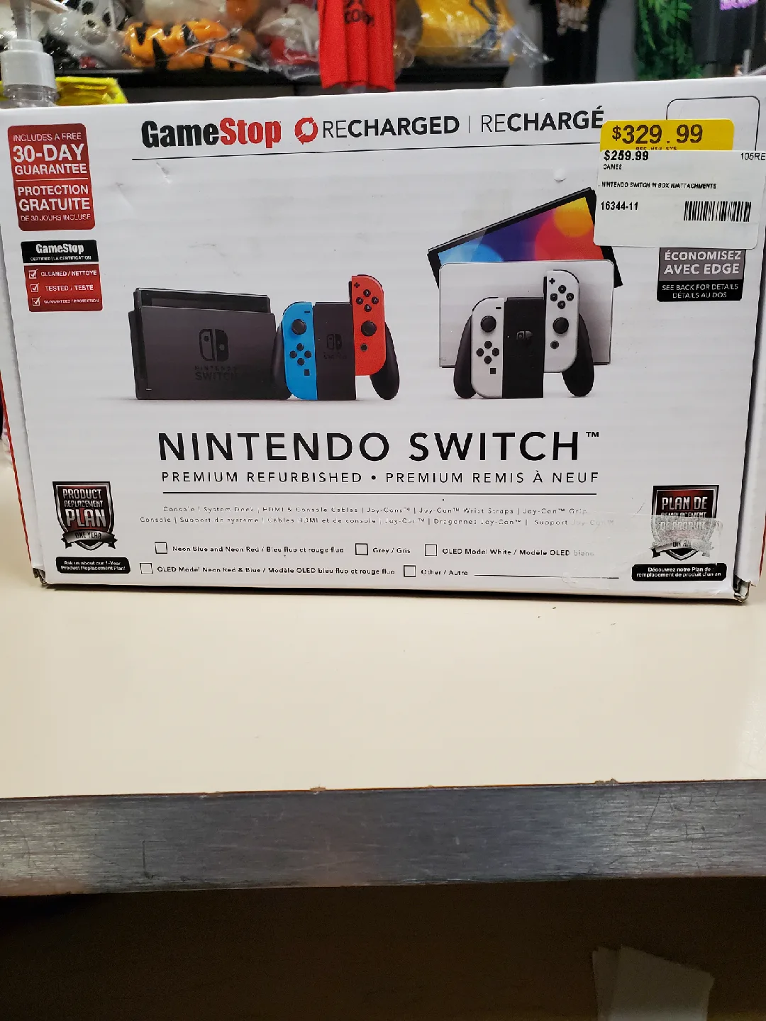 Refurbished Nintendo Switch with Box thumbnail