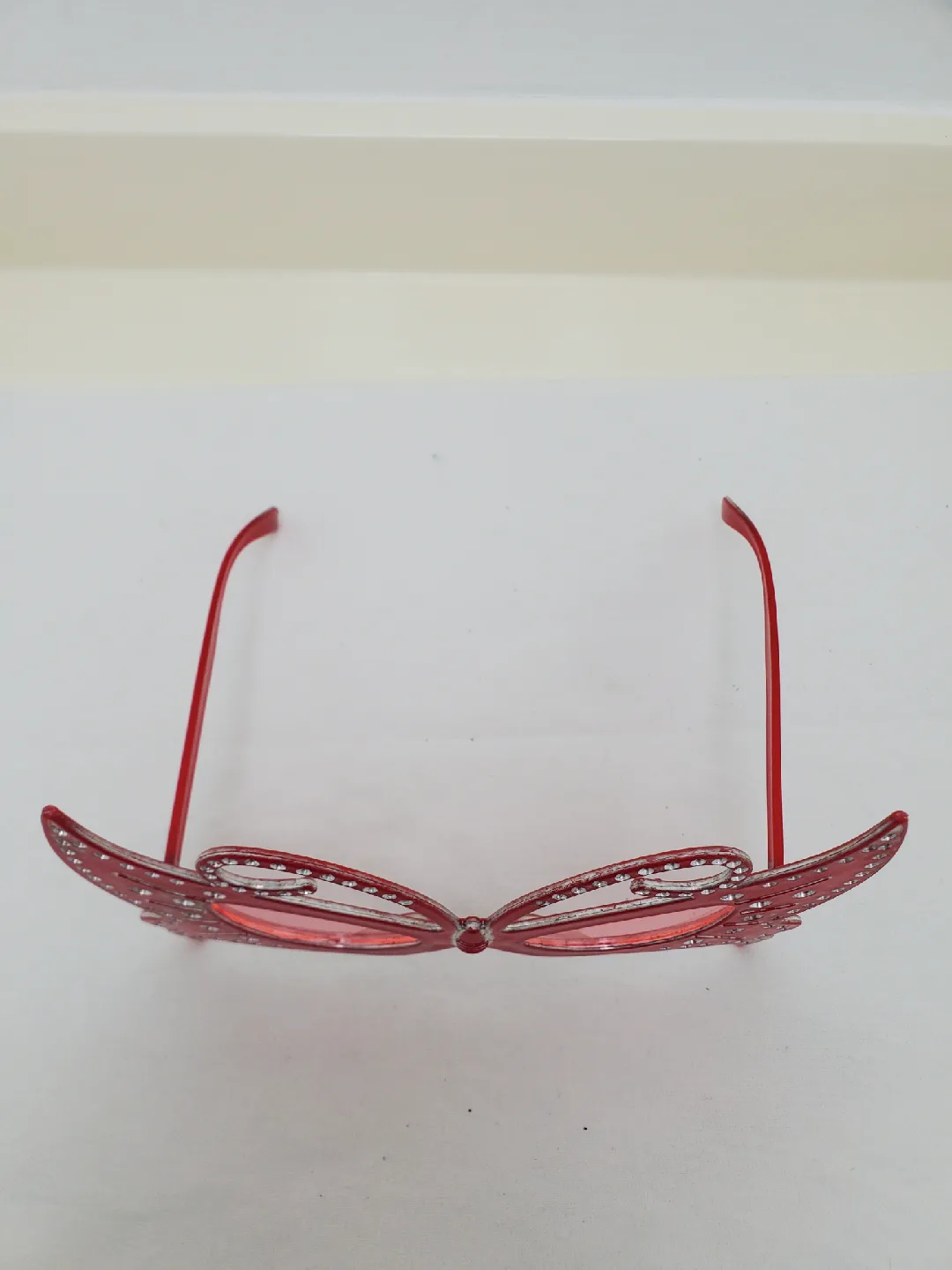 Free Red Butterfly Wing Sunglasses image indicator(3)