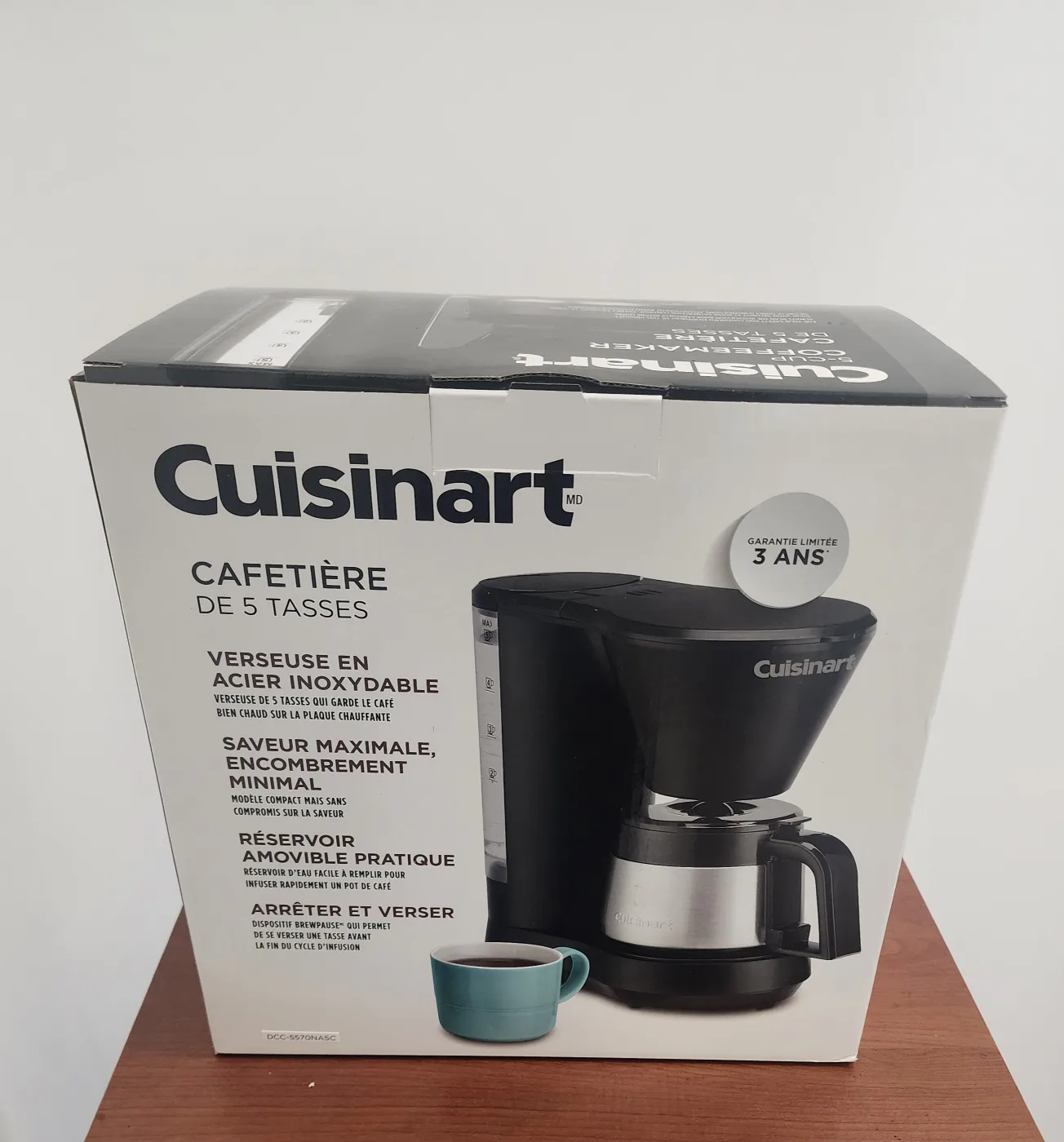 New Cuisinart 5-Cup Coffeemaker - Stainless Steel Carafe thumbnail