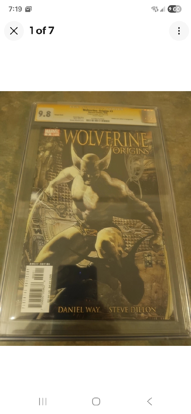 Wolverine Origins #3 Marvel Comic Signed