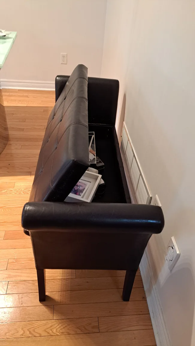 Storage Ottoman Bench - black image indicator(2)