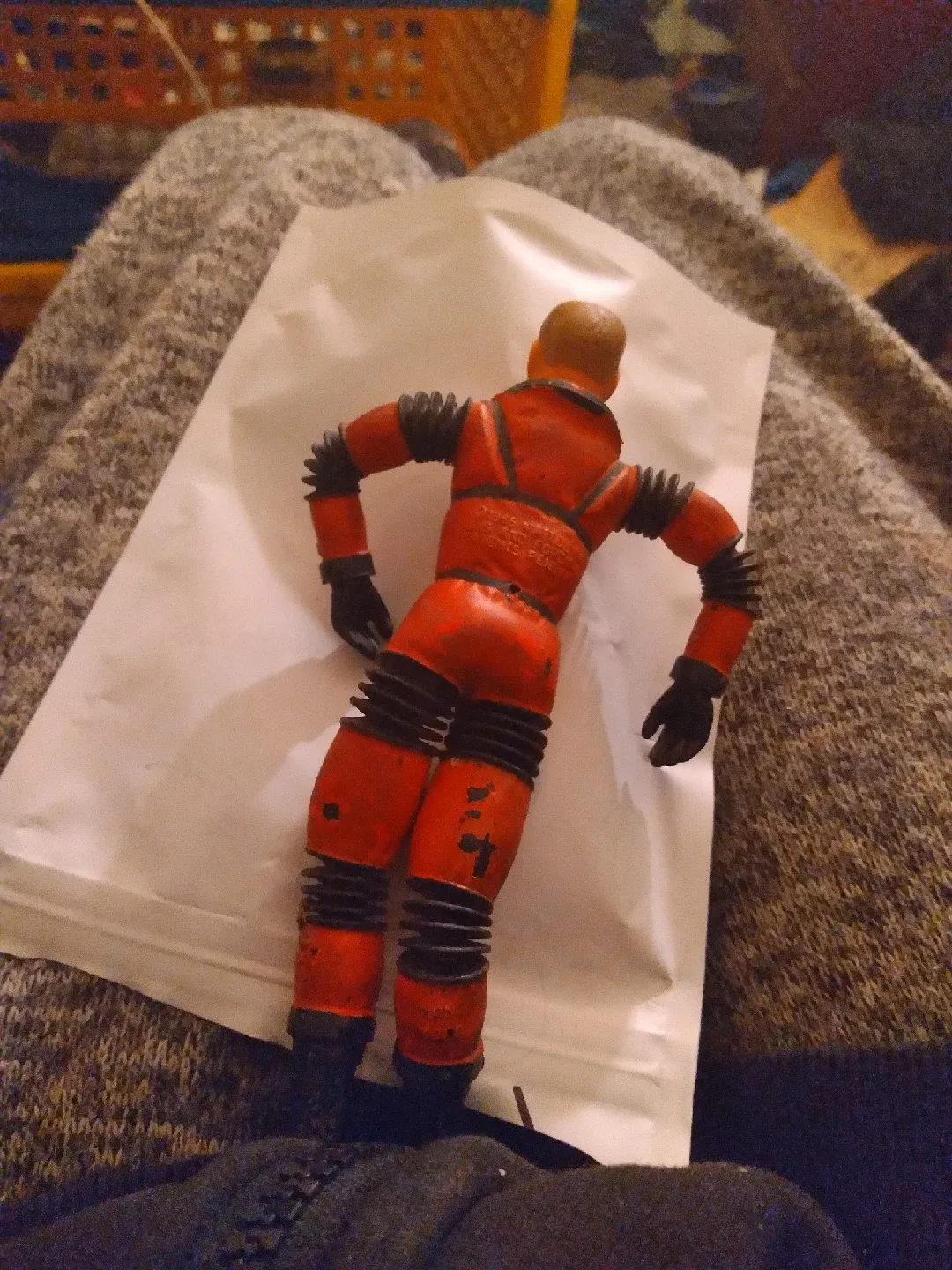 Vintage Red Astronaut Action Figure image indicator(2)