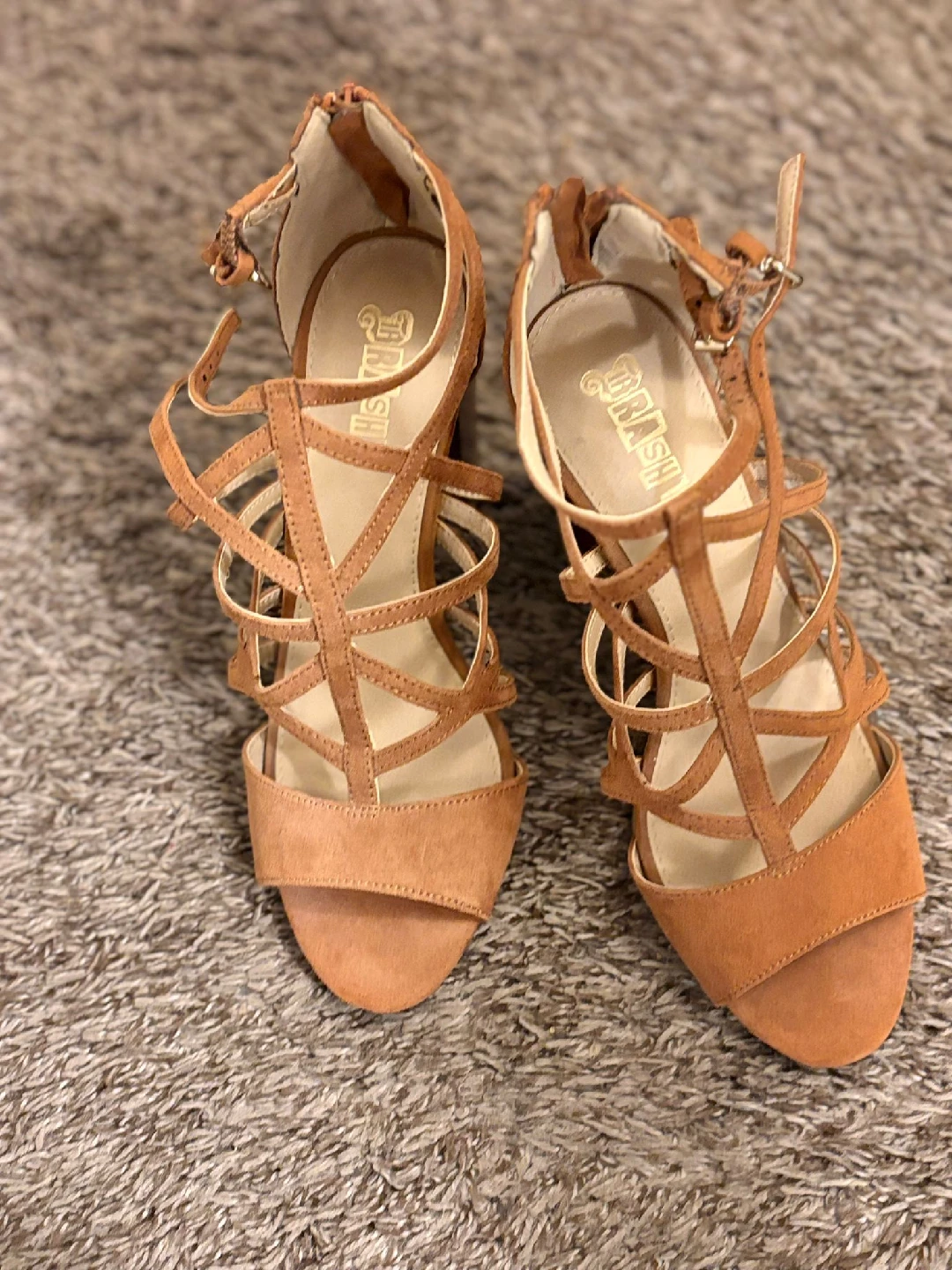 TRASH Strappy Heels - Size 9 - photo 4