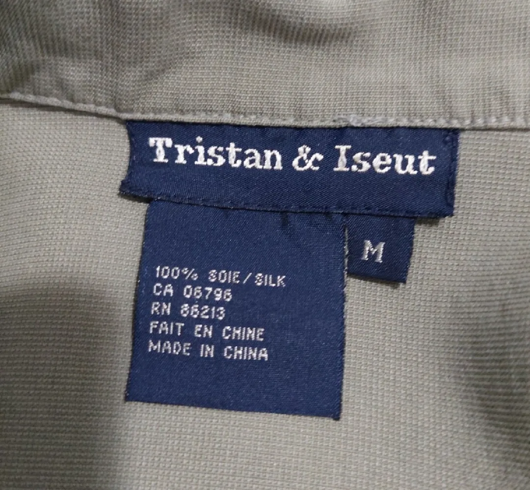 Olive Green Long Sleeve Button-Up Shirt Medium image indicator(9)