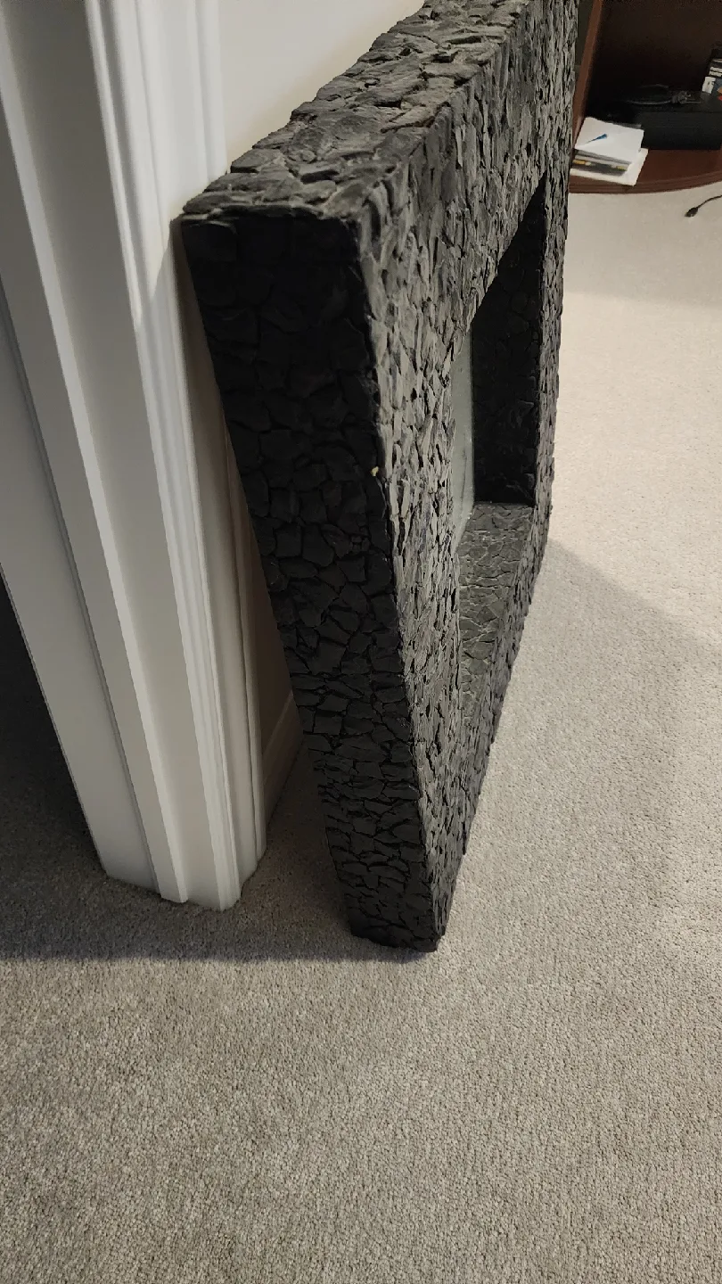 Black Stone Framed Mirror image indicator(4)