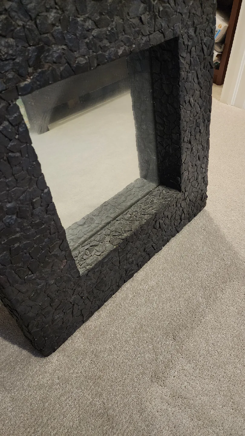 Black Stone Framed Mirror image indicator(5)