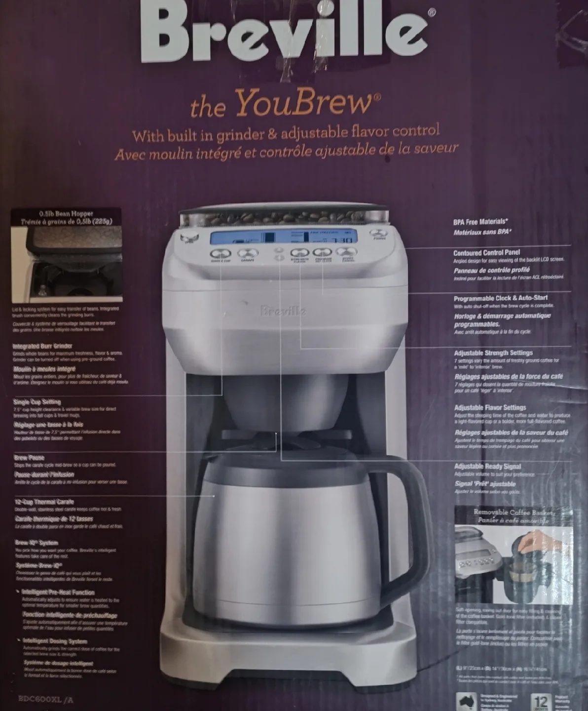 Breville the YouBrew Coffee Maker image indicator(2)