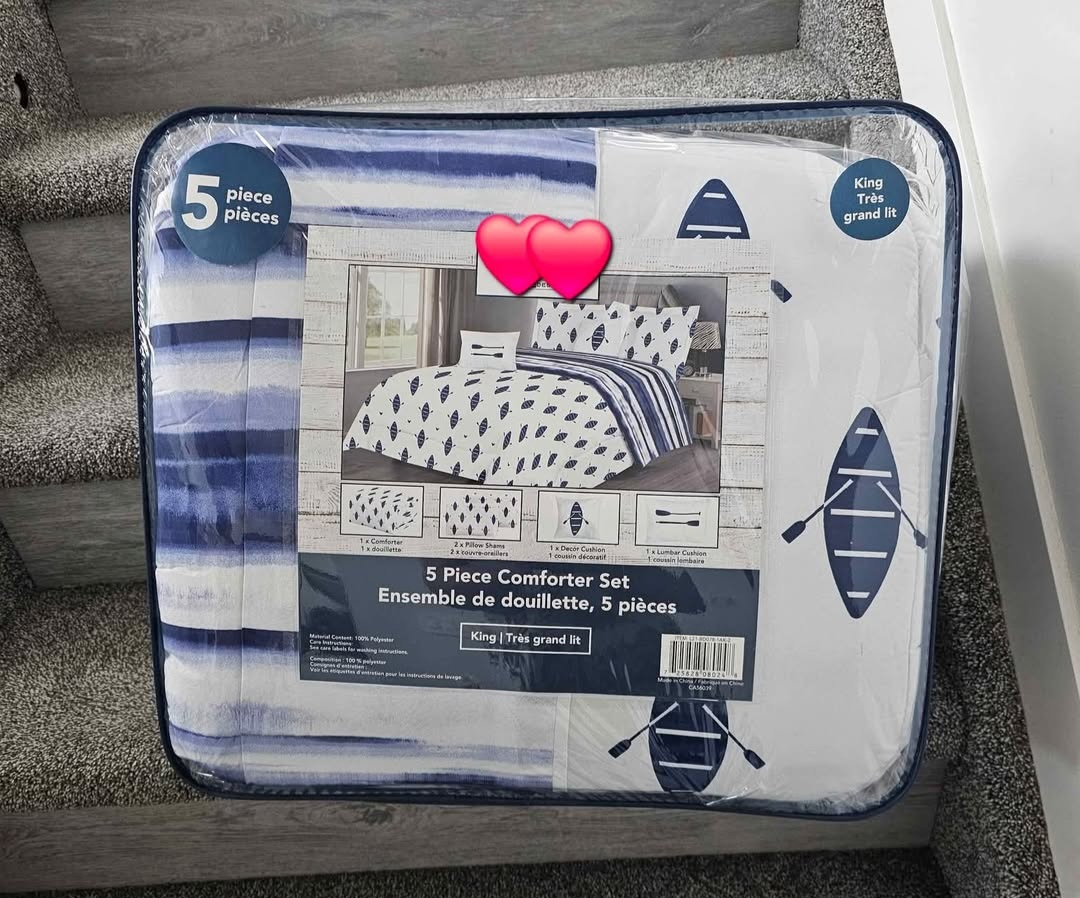 5 Piece King Comforter Set - New in Package!