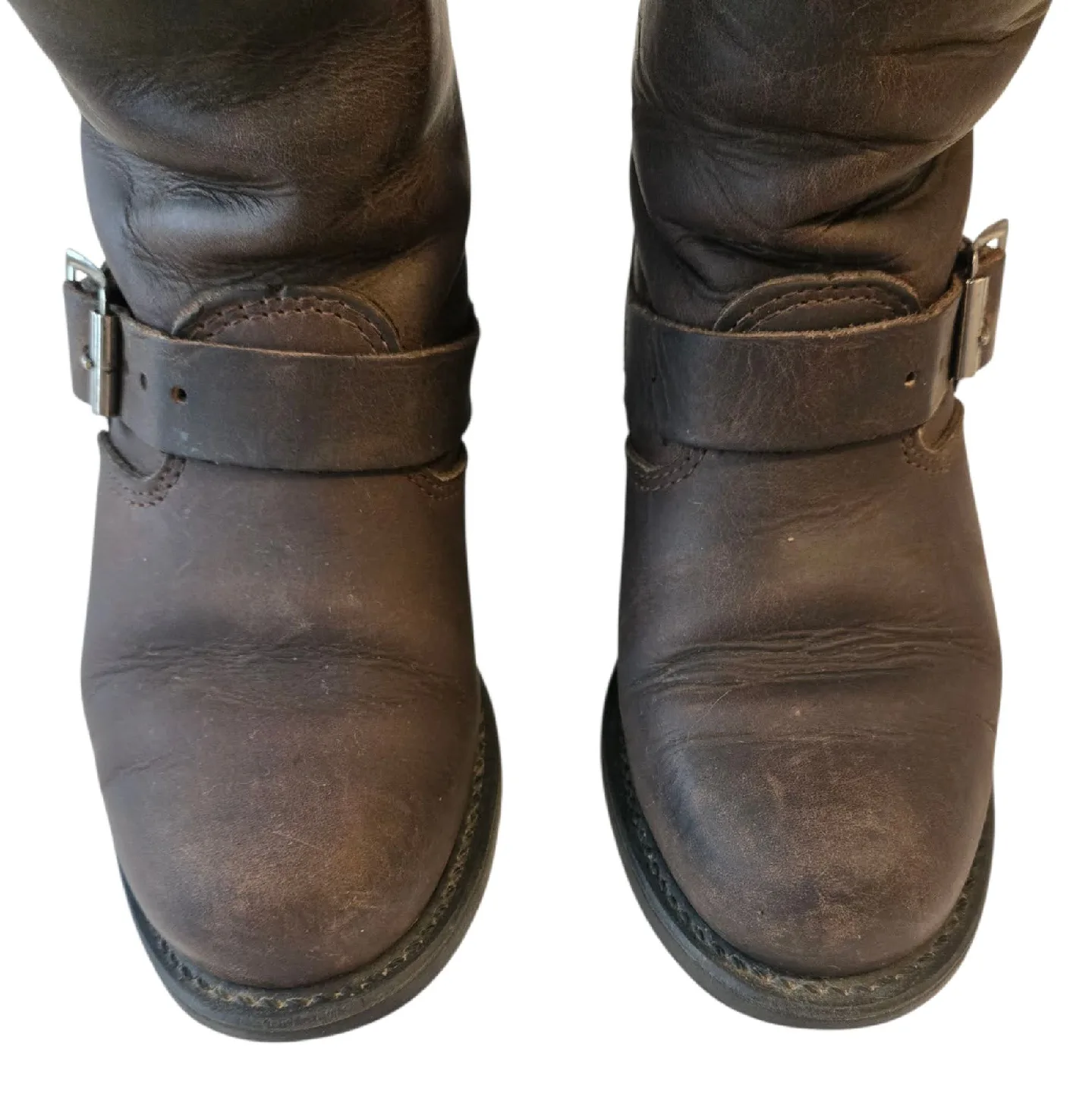 Frye Brown Leather Ankle Boots 5.5 image indicator(4)