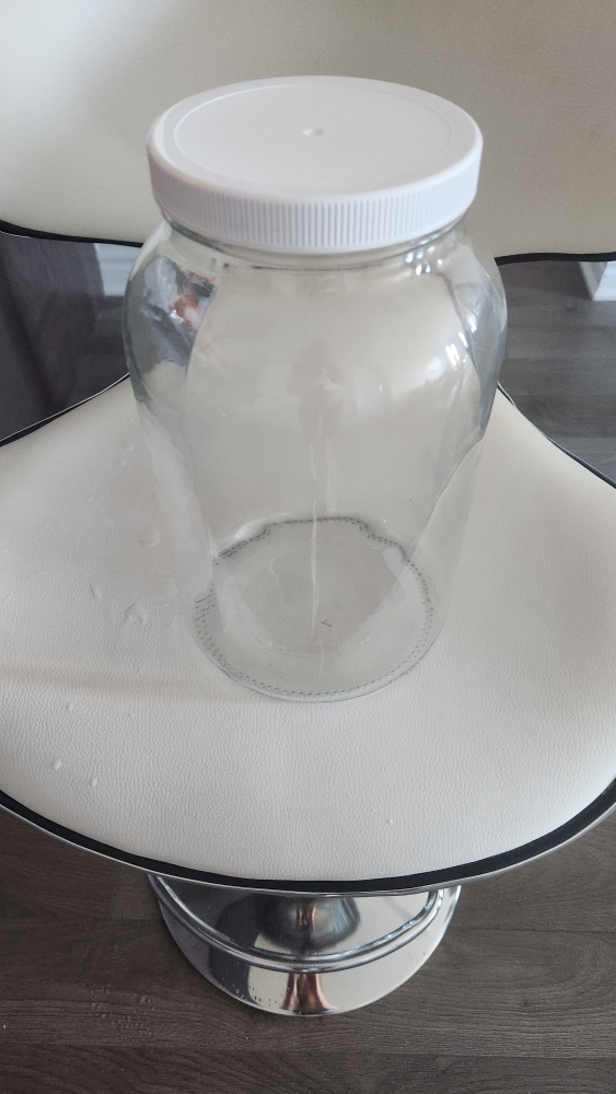 Large Empty Glass Jar - photo 2