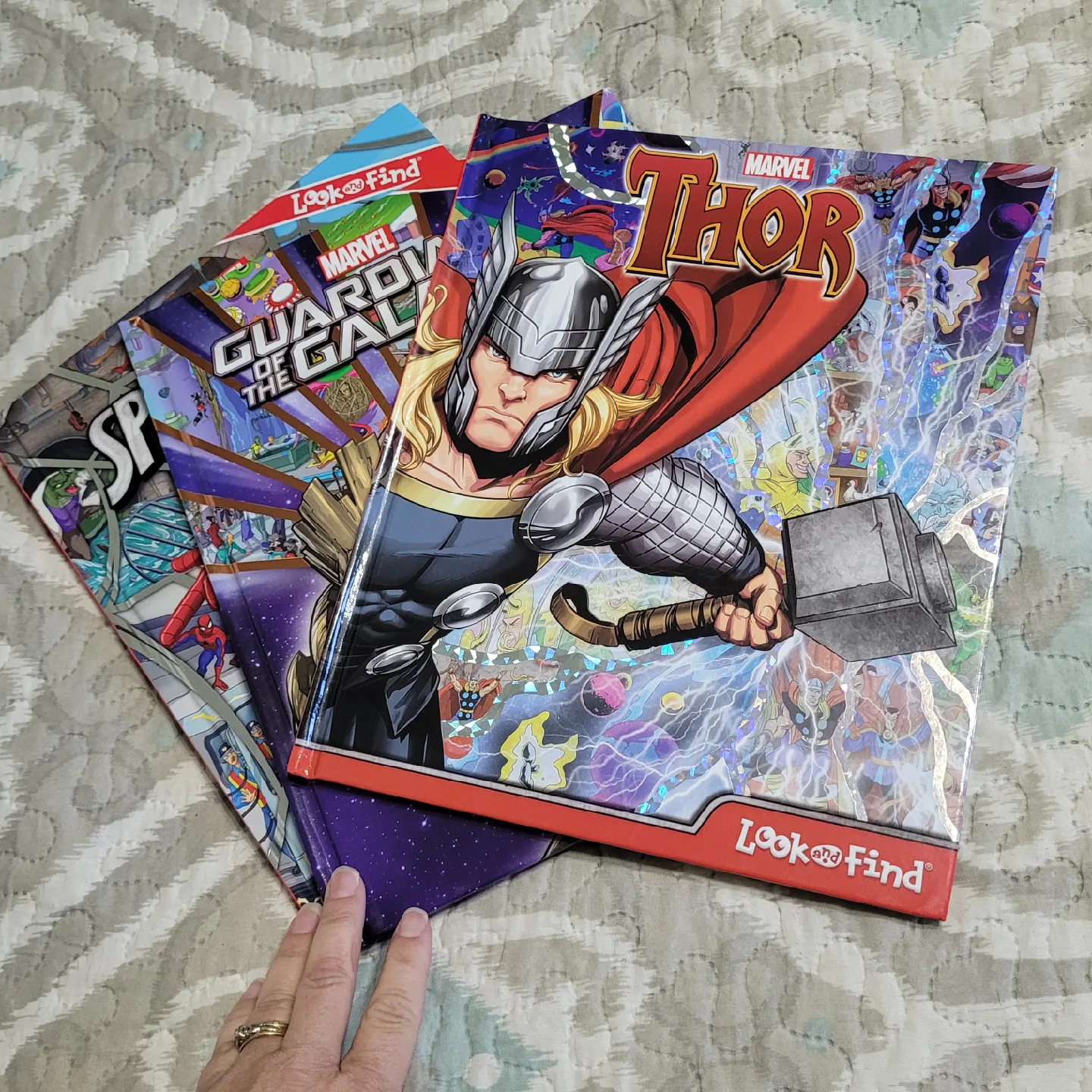 Lot of 3 Marvel "Look and Find " Hardcover Books image indicator(6)