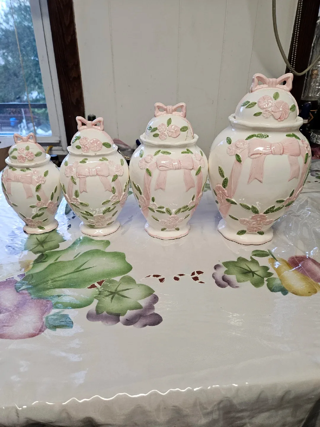 Ceramic Vases with Lids - Set of 4 image indicator(2)