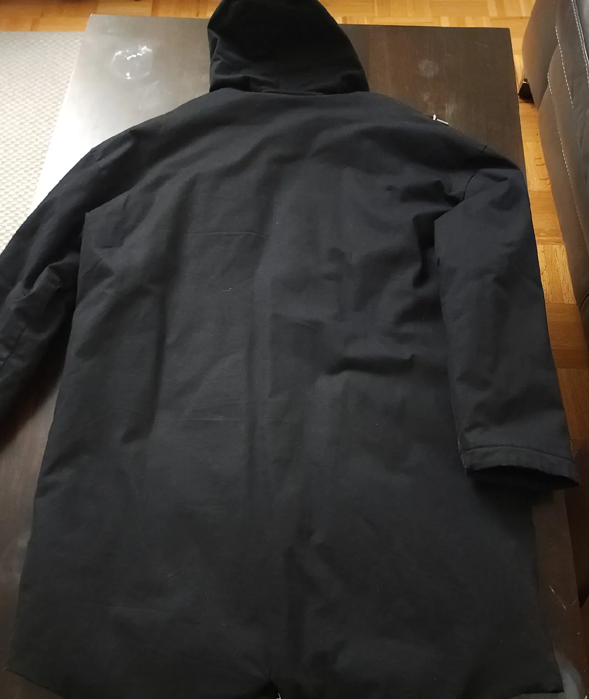 Noize Black Hooded Winter Coat - Size L image indicator(5)