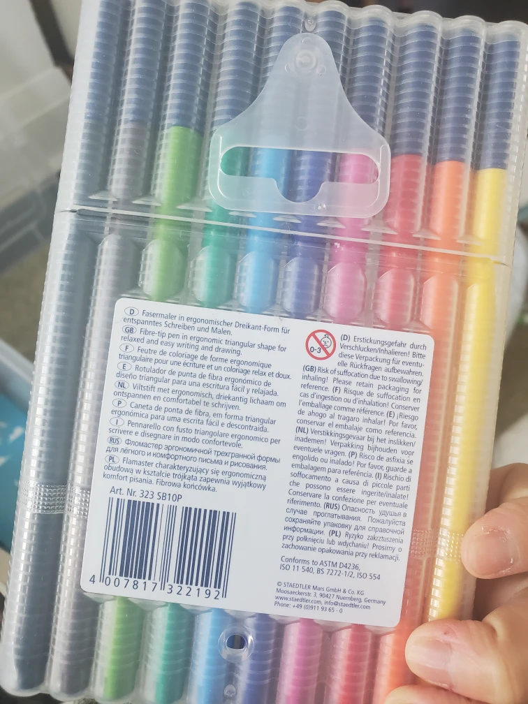 NEW Staedtler Triplus Color Fibre-Tip Pens - 10 Pack - photo 2