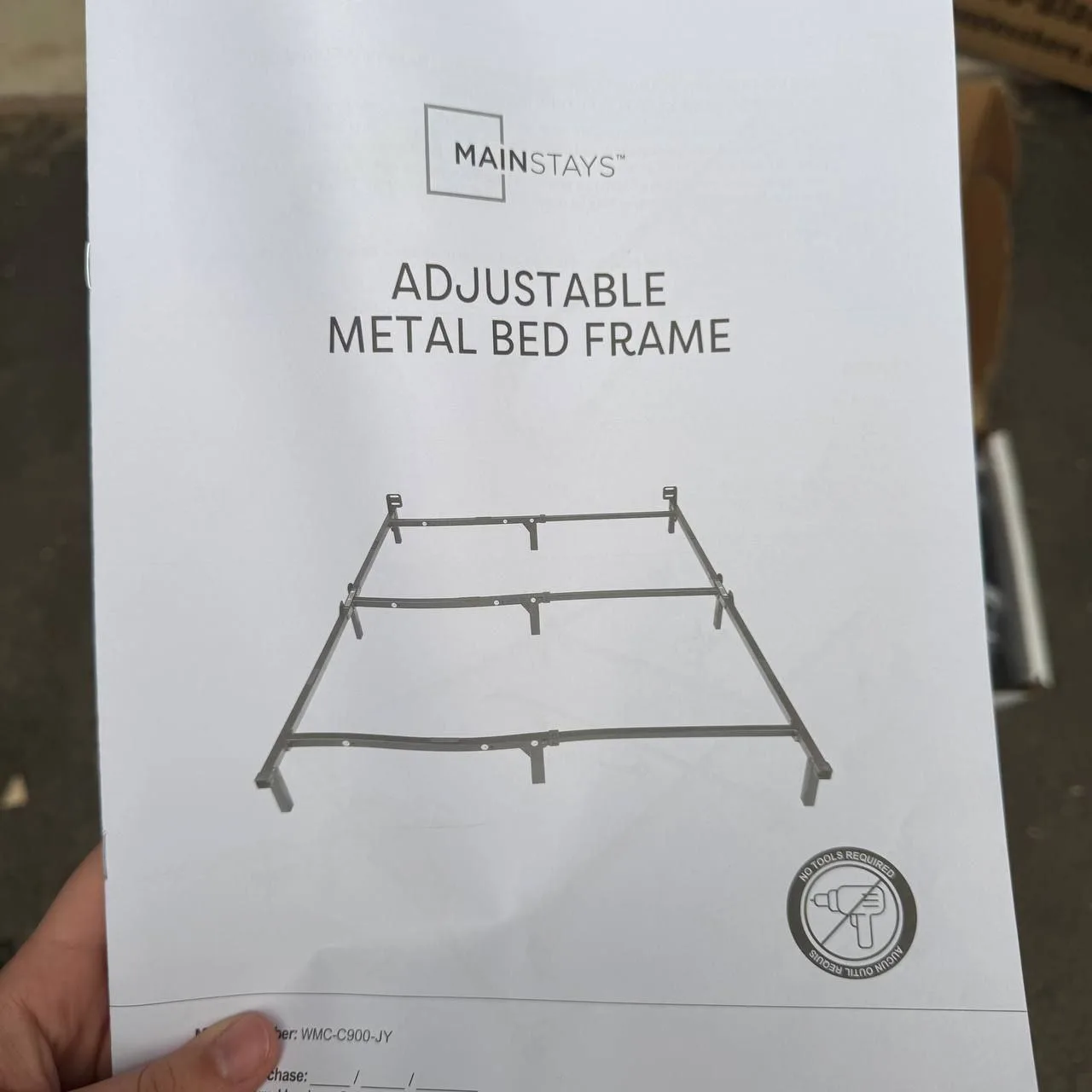 7" Adjustable Metal Bed Frame image indicator(2)