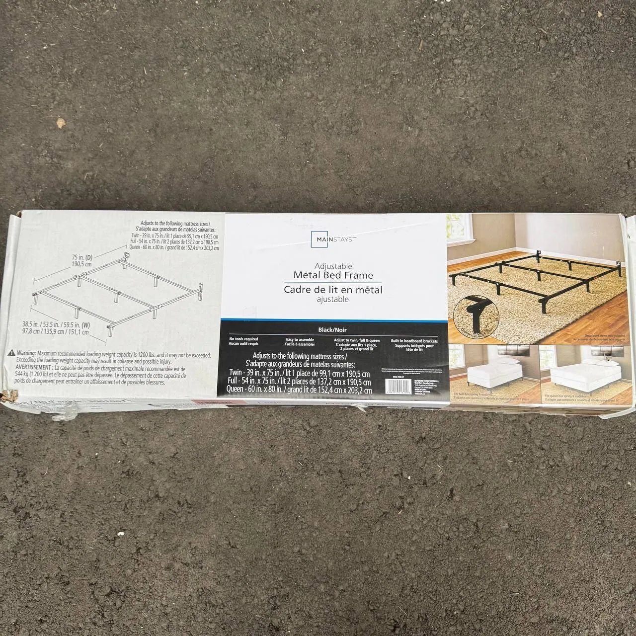 7" Adjustable Metal Bed Frame image indicator(4)