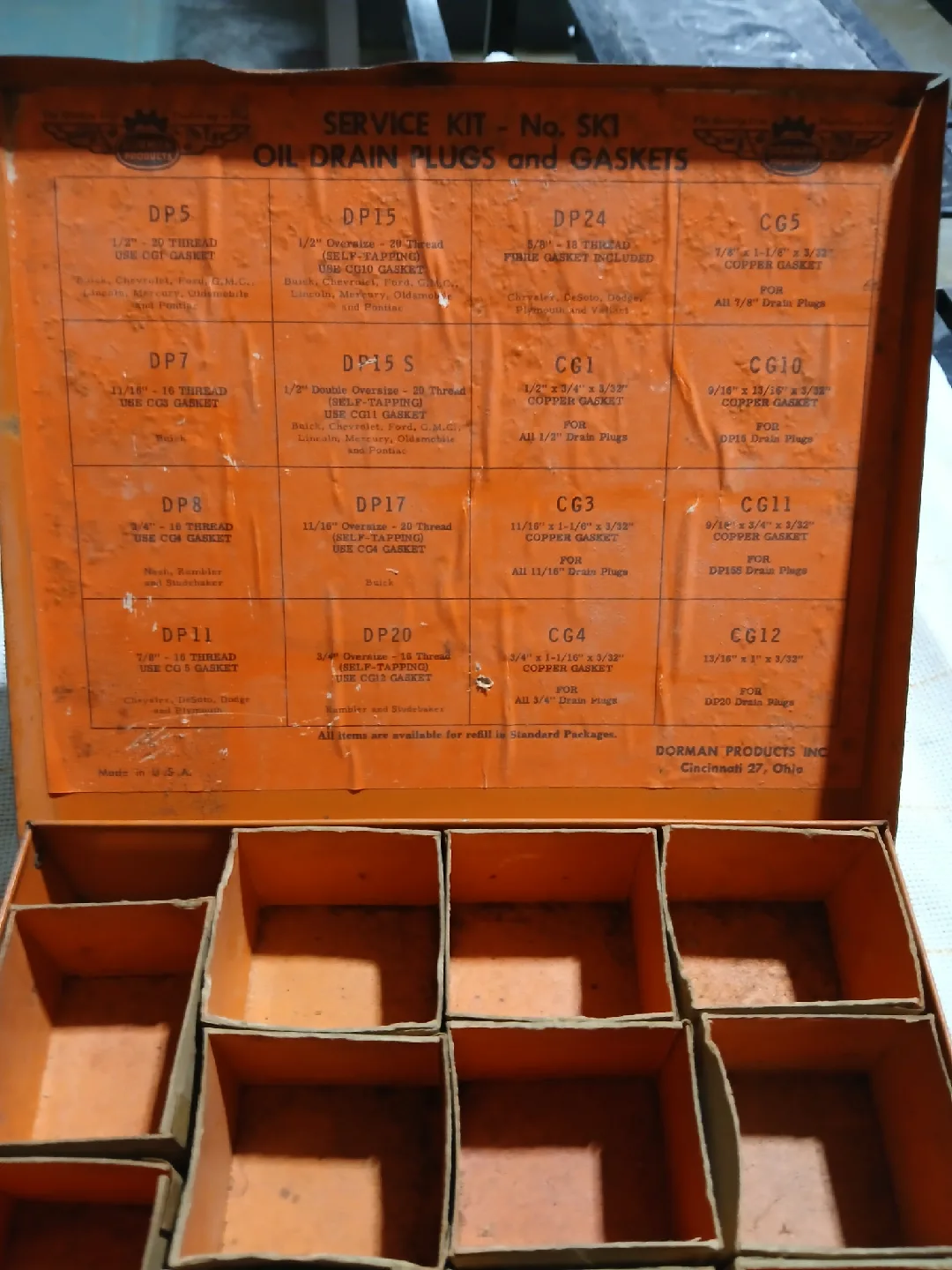 Dorman Service Kit No. SK1 Oil Drain Plugs & Gaskets image indicator(2)