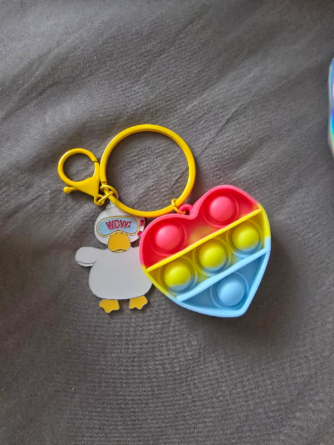 Heart Pop It Keychain 🥕