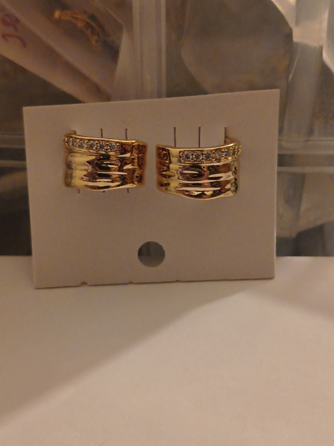Gold Tone Hoop Earrings - photo 2
