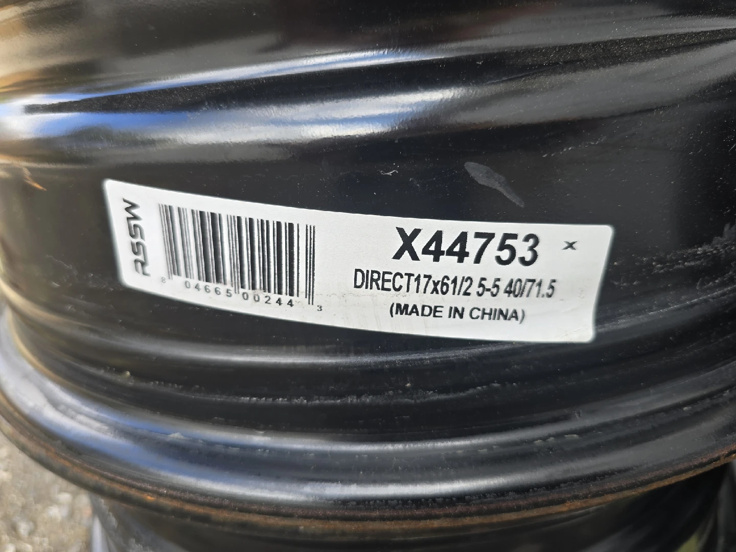 17" used steel rims. 5 x 127. 71.5mm bore