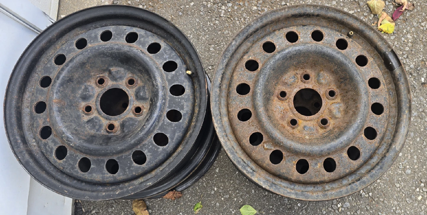 17" used steel rims. 5 x 127. 71.5mm bore - photo 3
