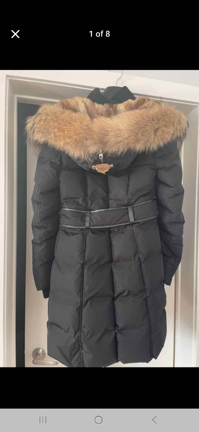 Mackage Montreal Black Down Winter Coat - Size S/P