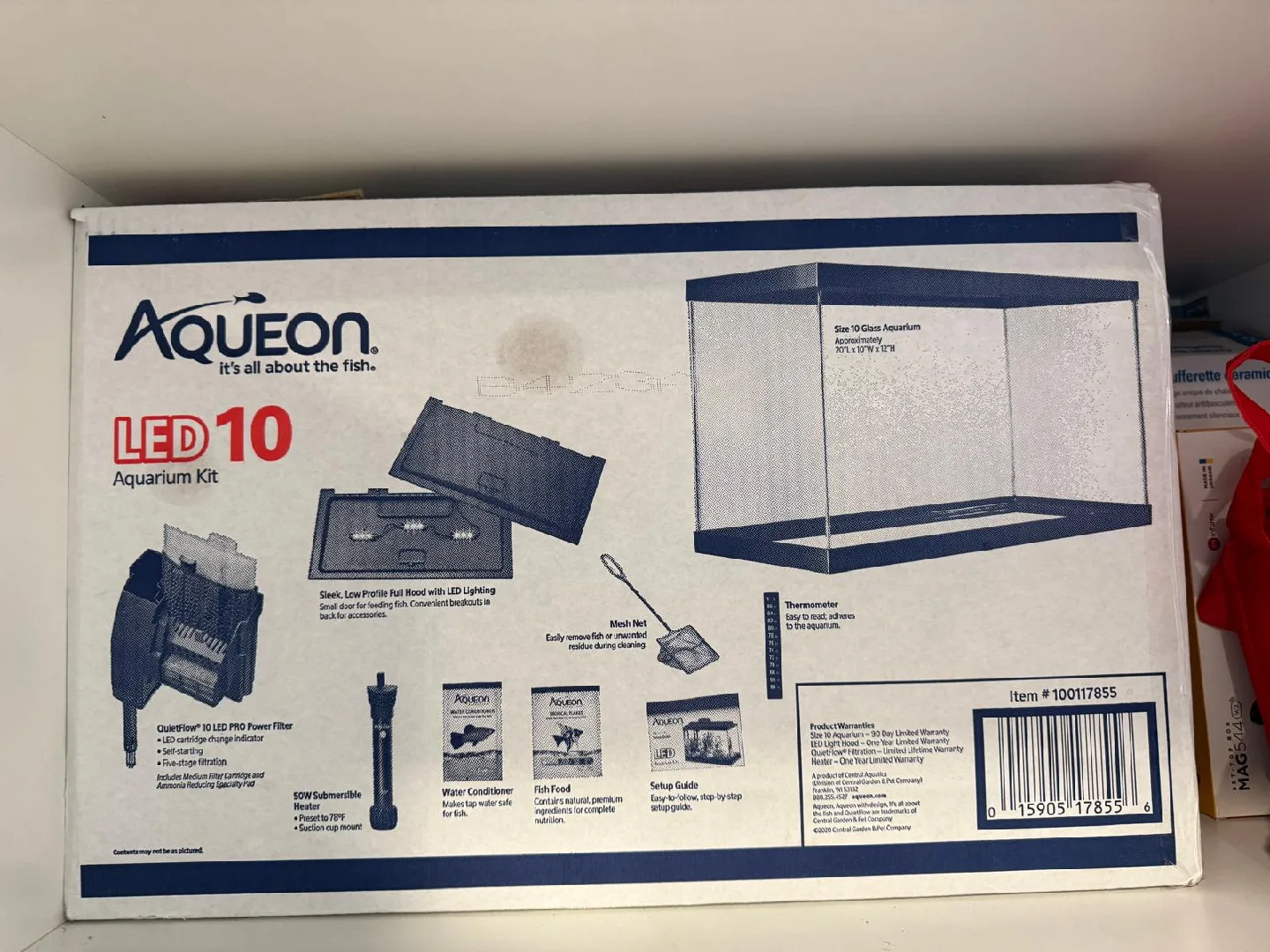 Aqueon LED 10 Aquarium Kit w/ Accessories image indicator(3)
