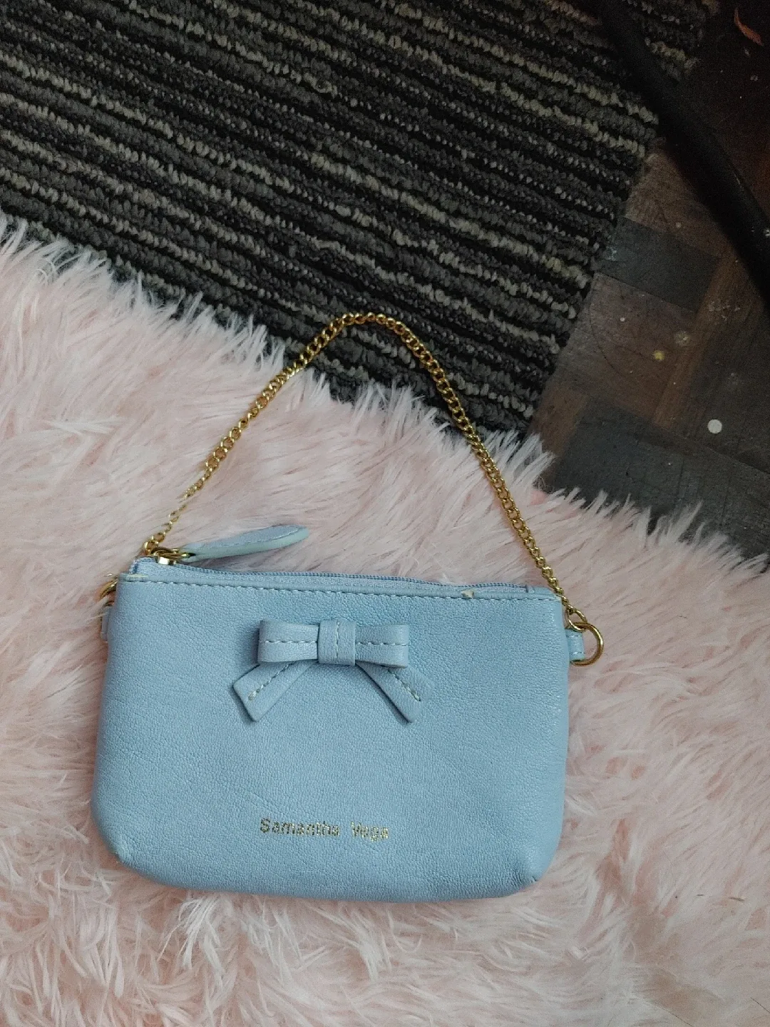 Samantha Vega Light Blue Coin Purse thumbnail