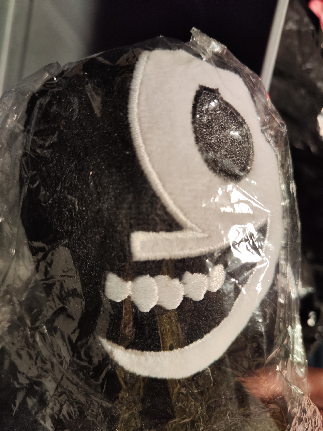 Halloween couch decoration Monster Plushies - Black & Pink/Blue - photo 2